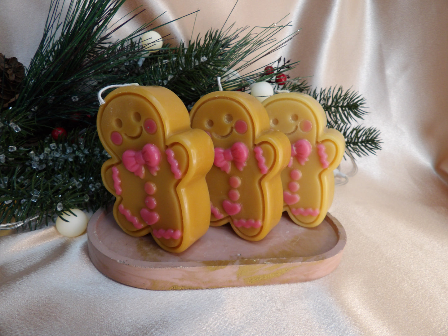 Ginger – Decorative Gingerbread Man Candle