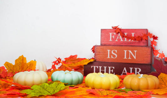 Harvest Harmony 4-Pack – Pumpkin Patch & Petals Mini Candle Set | Natural Soy & Coconut Wax Candles 🎃 Autumn Gift Collection