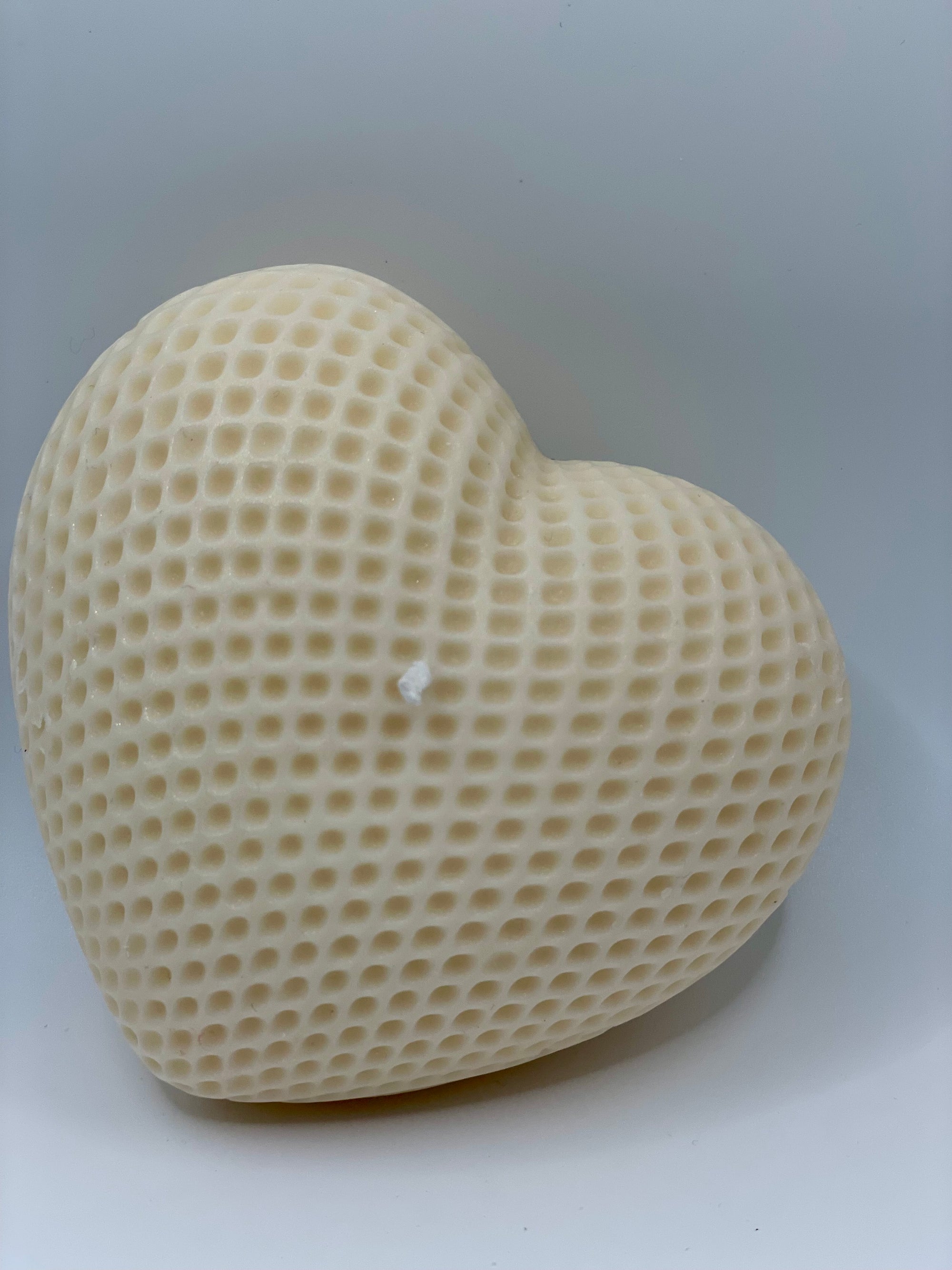 Warm Heart (custom order) Large Woven Heart Candle – 7 oz Pillar | Personalized Color & Fragrance