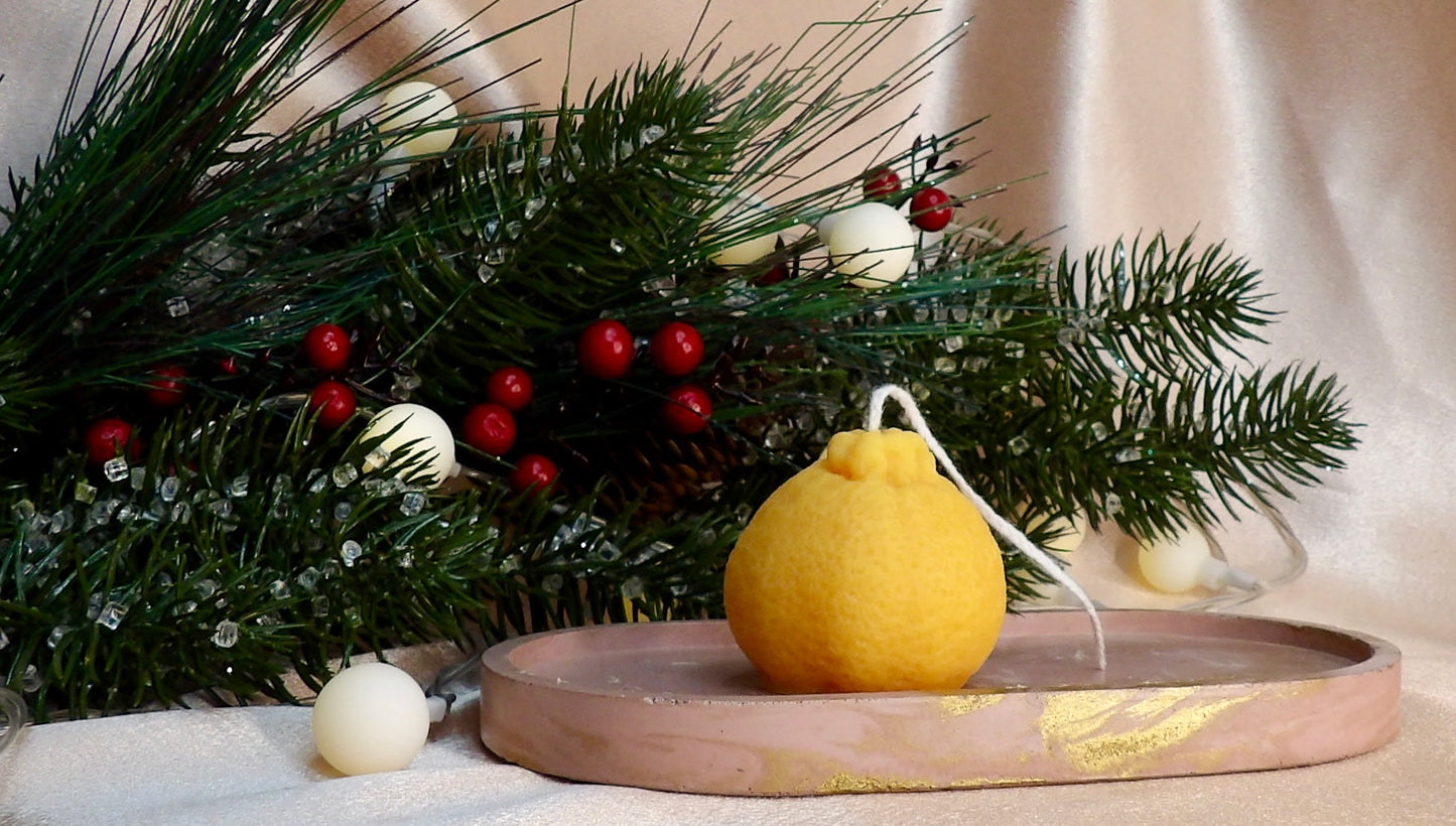 Orange Spice – Citrus Trio Decorative Holiday Candle Set