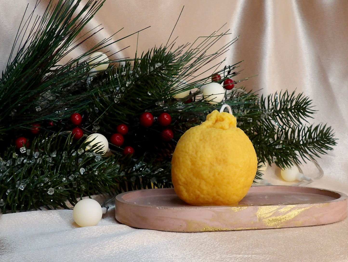 Orange Spice – Citrus Trio Decorative Holiday Candle Set