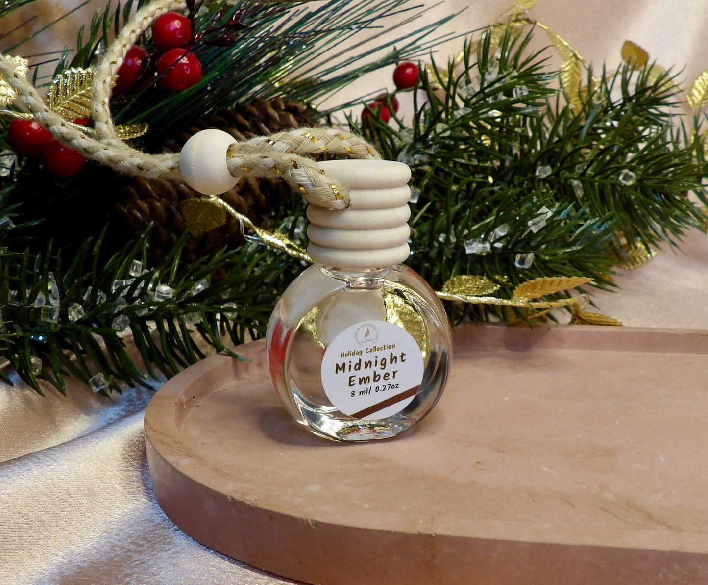 Christmas Ornament Mini Oil Diffuser - Featherand Collection | Non-Toxic