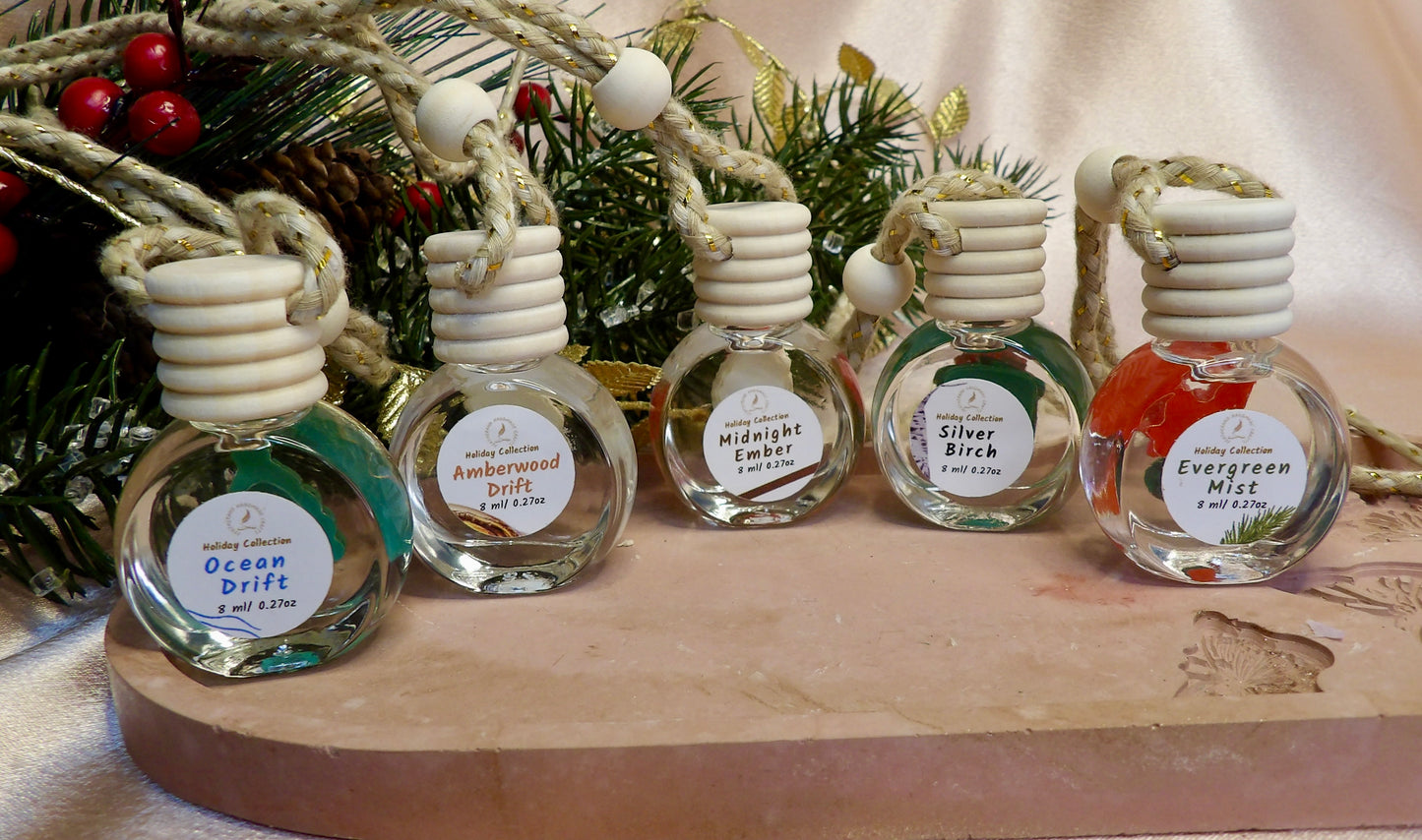 Christmas Ornament Mini Oil Diffuser - Featherand Collection | Non-Toxic