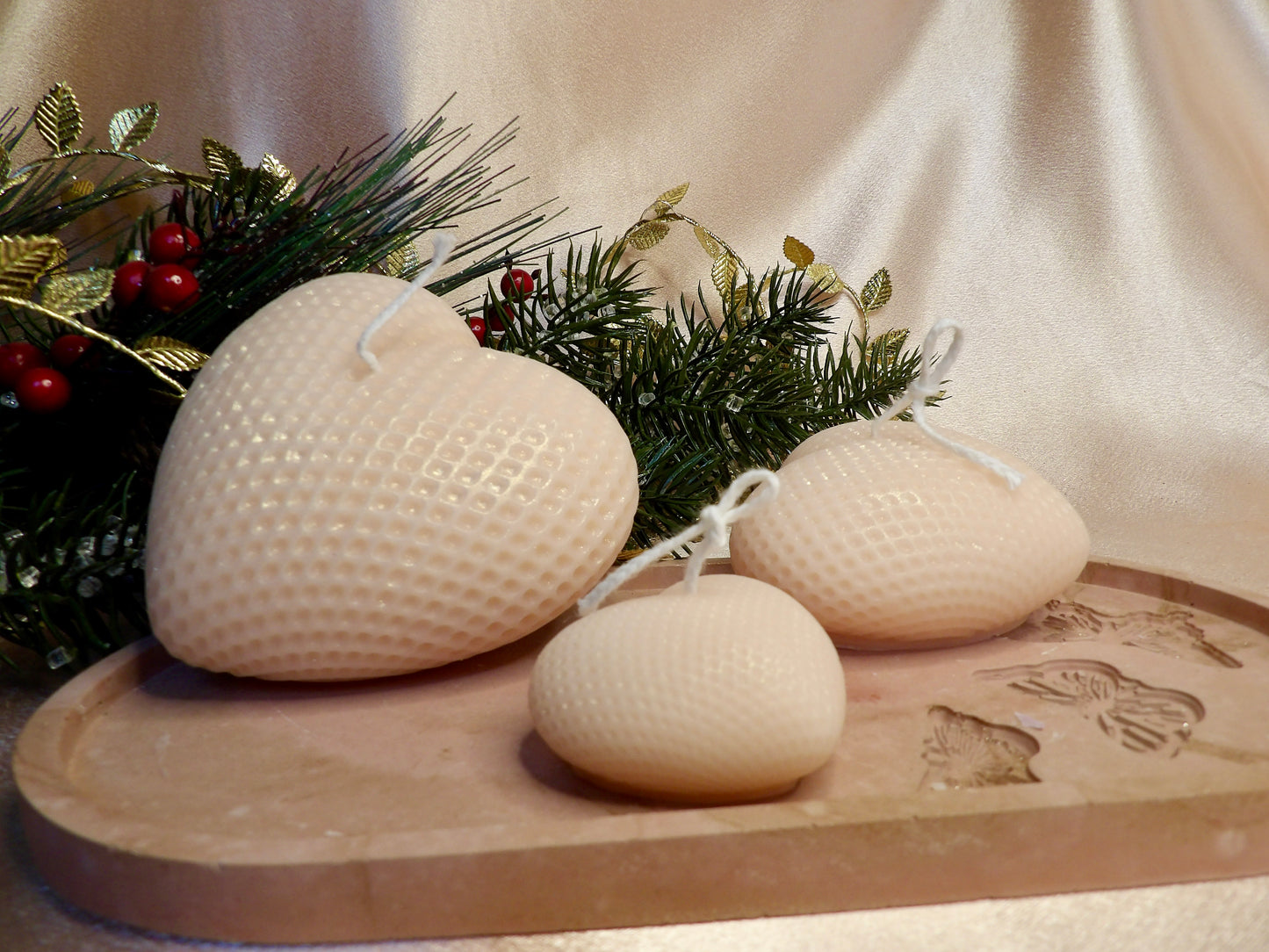 Woven Warm Heart Candle Collection