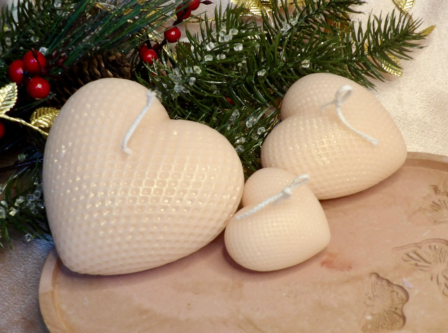 Woven Warm Heart Candle Collection