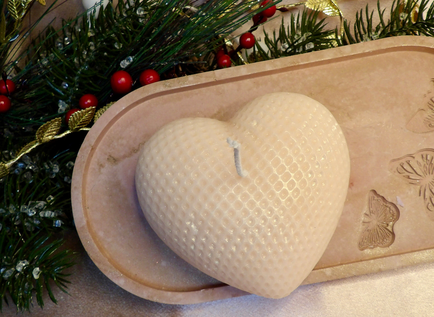 Woven Warm Heart Candle Collection