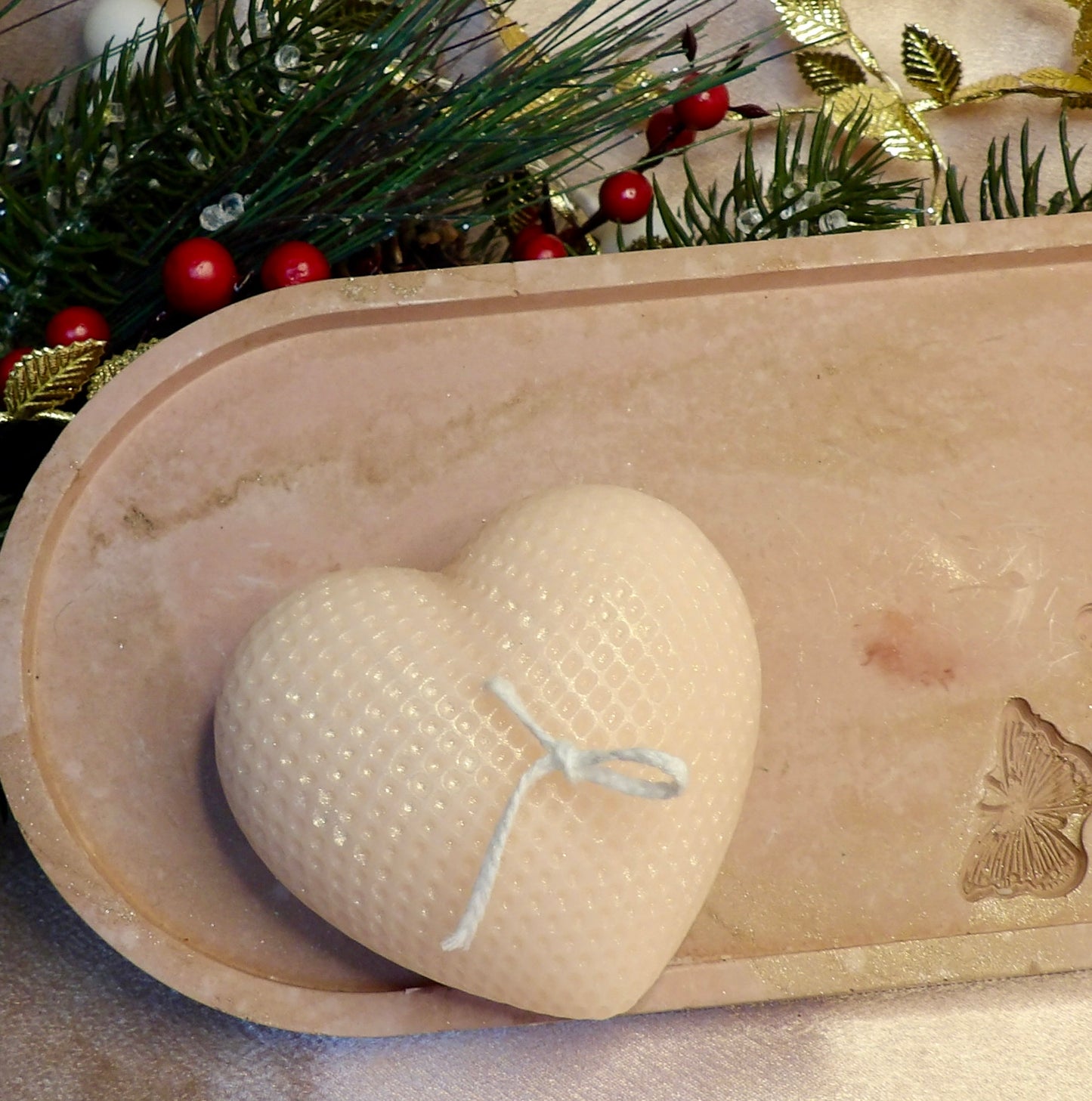 Woven Warm Heart Candle Collection