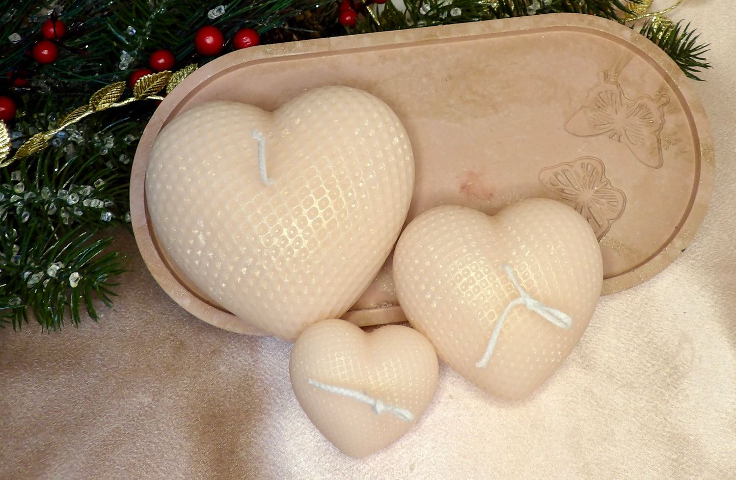 Woven Warm Heart Candle Collection