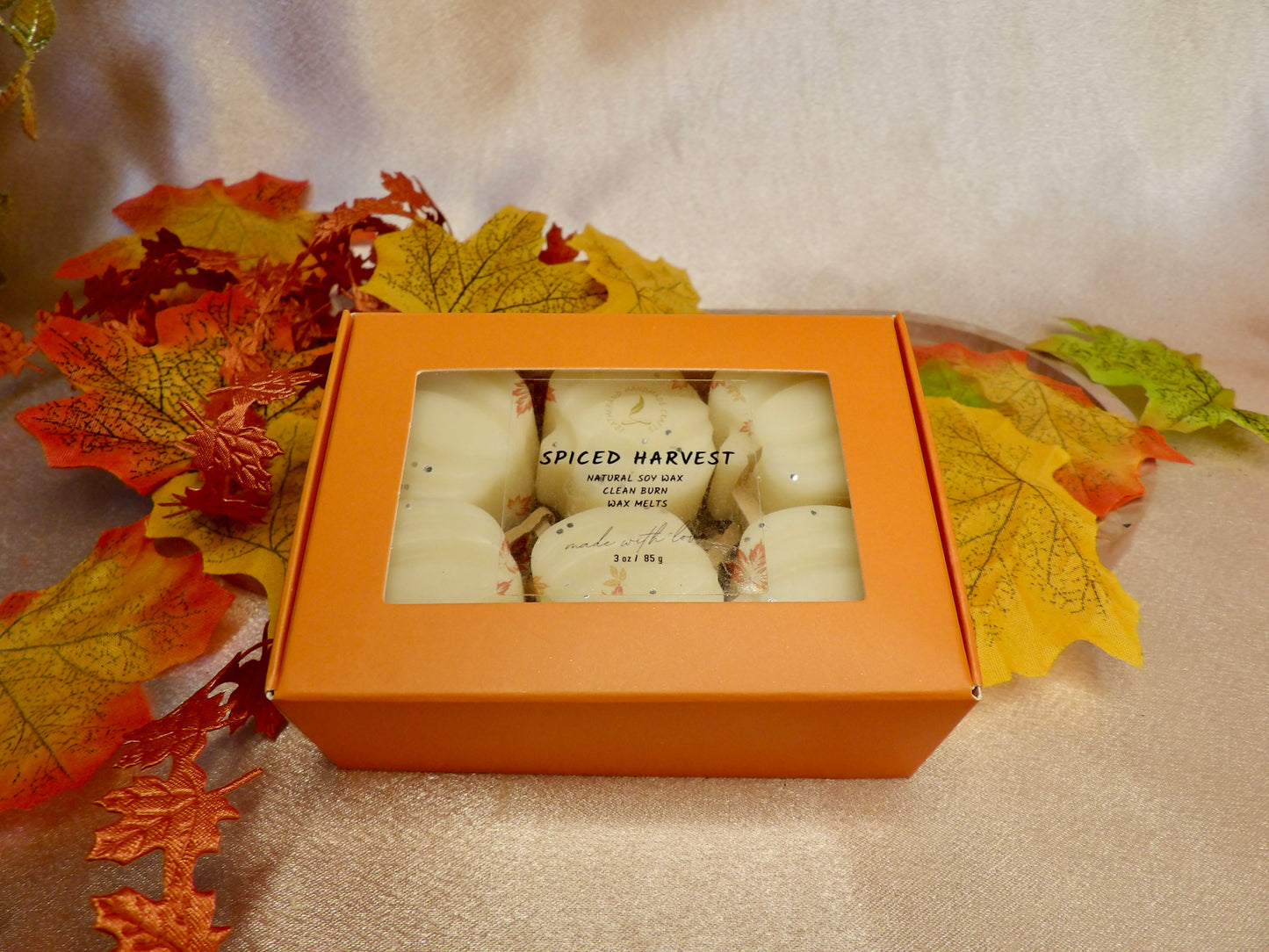Mini Pumpkin Wax Melts - Fall Collection Hand-Poured Natural  Soy /Coconut Wax Clean Burning Fragrance Oils for Cozy Autumn Vibes