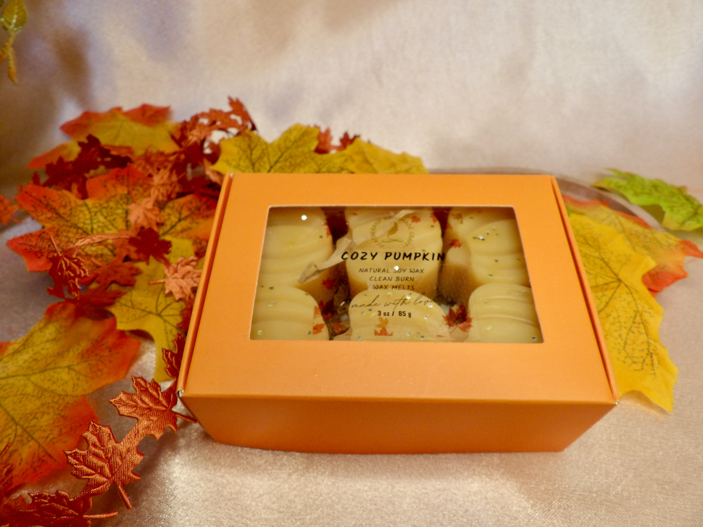 Mini Pumpkin Wax Melts - Fall Collection Hand-Poured Natural  Soy /Coconut Wax Clean Burning Fragrance Oils for Cozy Autumn Vibes