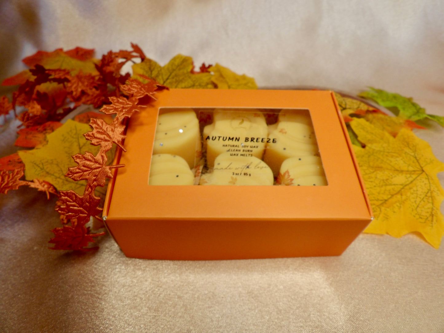 Mini Pumpkin Wax Melts - Fall Collection Hand-Poured Natural  Soy /Coconut Wax Clean Burning Fragrance Oils for Cozy Autumn Vibes