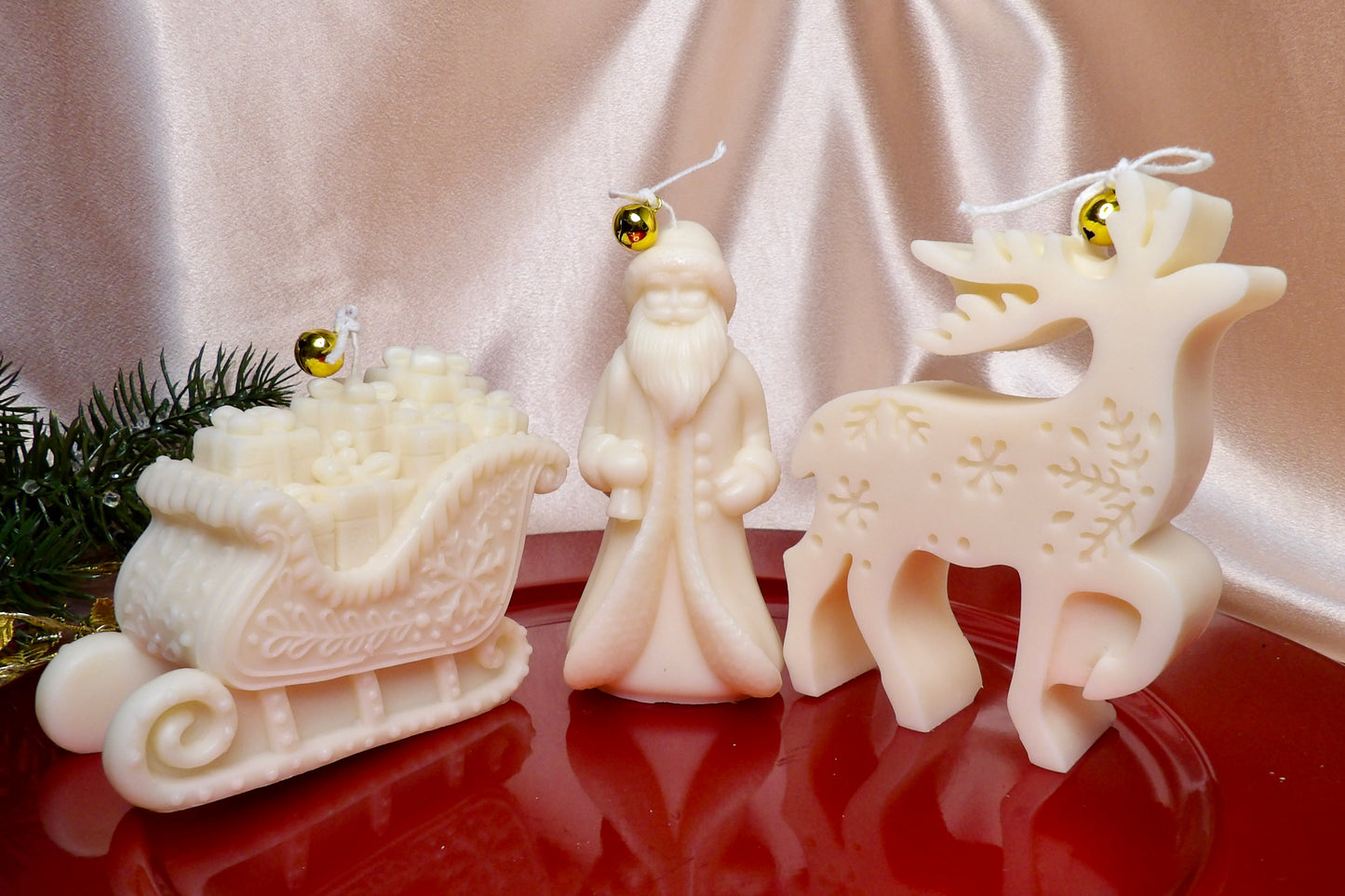 Winter Noel – Decorative Holiday Candle Set (18.5 oz Total)