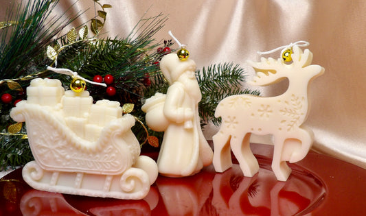 Winter Noel – Decorative Holiday Candle Set (18.5 oz Total)