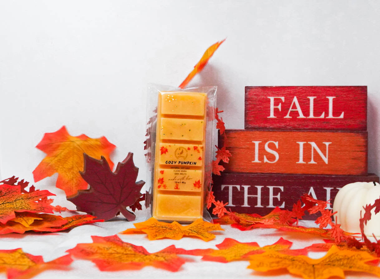 Autumn Snap Bar Wax Melts – Natural Soy & Clean Burn Fragrance Oils