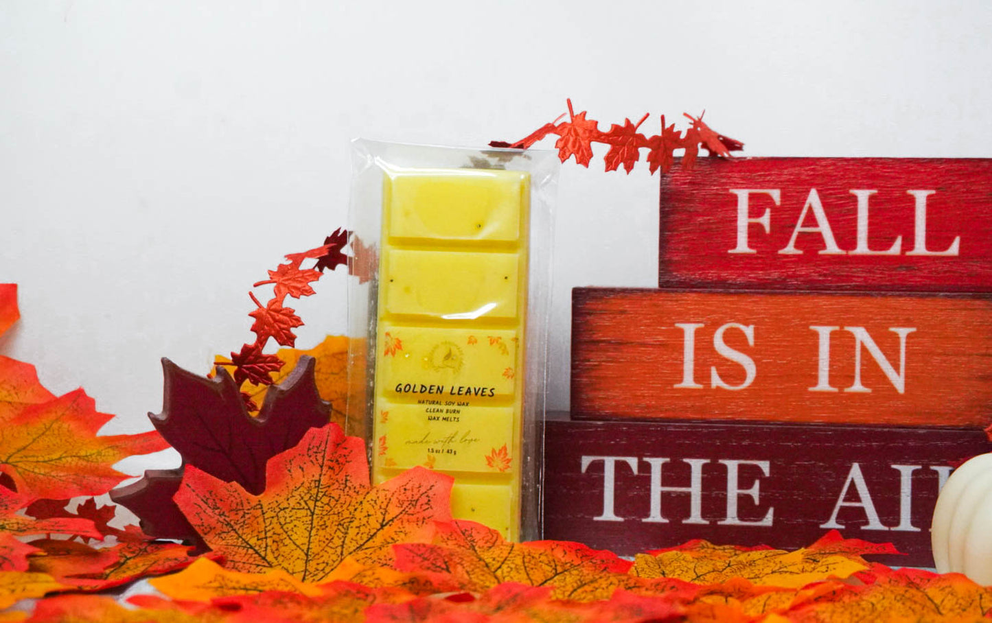 Autumn Snap Bar Wax Melts – Natural Soy & Clean Burn Fragrance Oils
