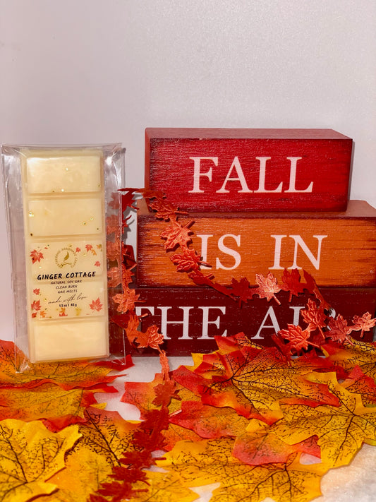 Autumn Snap Bar Wax Melts – Natural Soy & Clean Burn Fragrance Oils